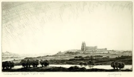 Kaltnadelradierung Geerlings - Cathédrale Naturelle