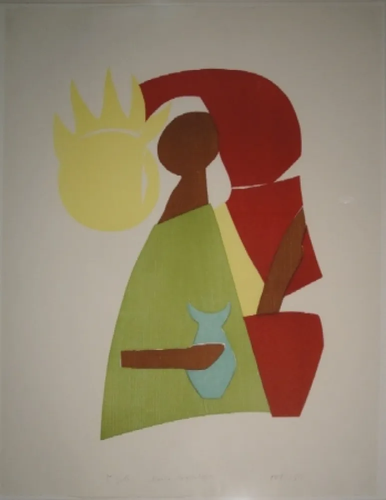 Holzschnitt Gehr - Maria Magdalena