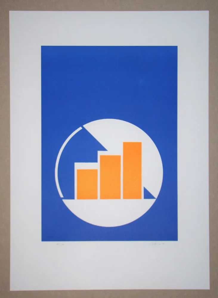 Linolschnitt Geiler - Concrete-constructive Composition