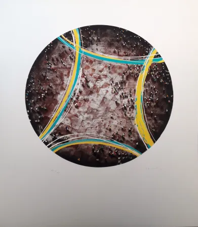 Radierung Genovés - Circular