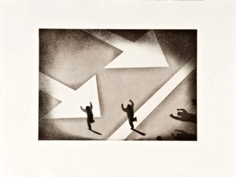 Radierung Genovés - Dirección única