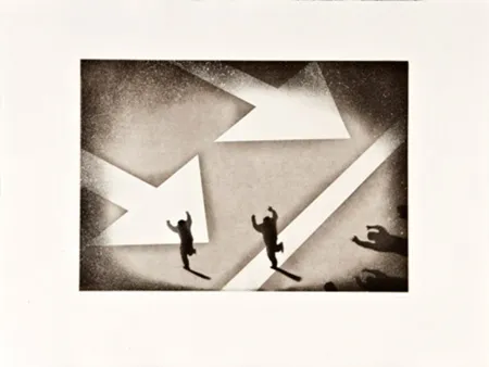 Radierung Genovés - Dirección única