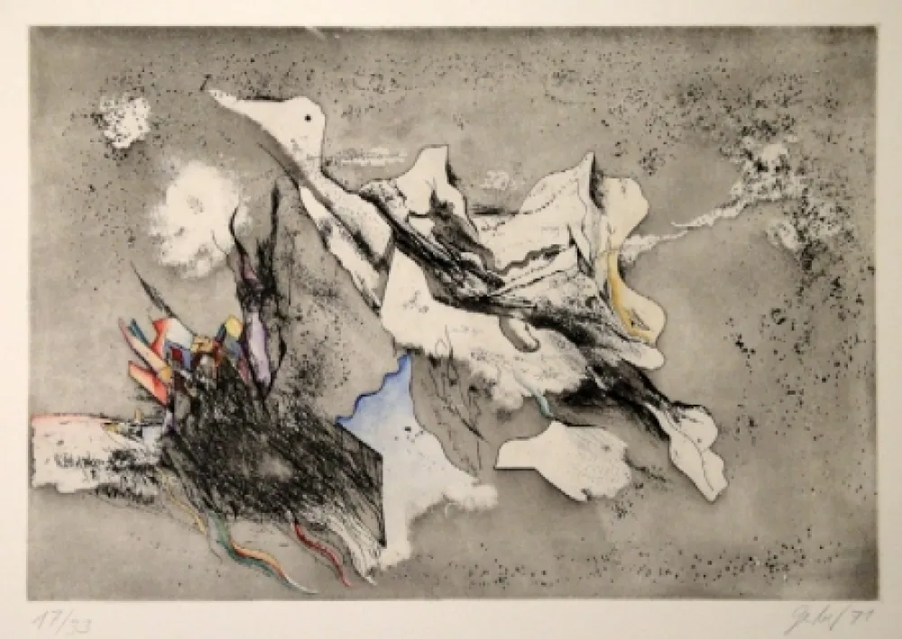 Radierung Und Aquatinta Gerber - Untitled