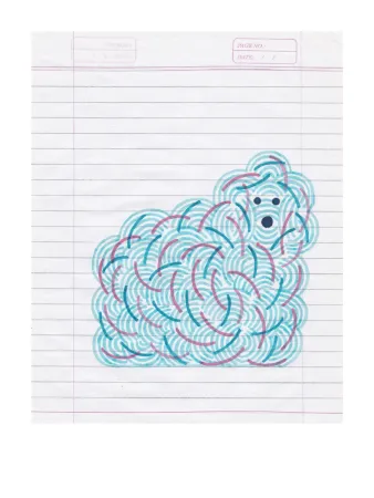 Digitale Druckgrafik Gerner - Bichon cumulus