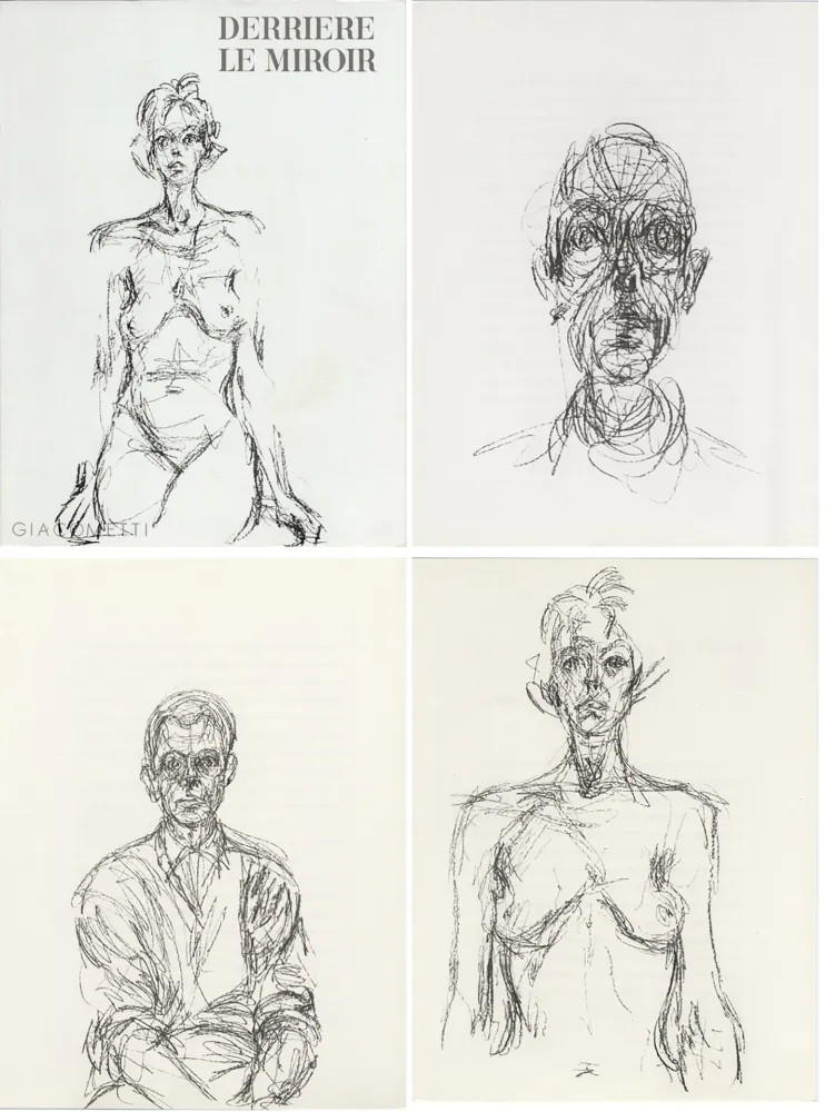 Illustriertes Buch Giacometti - GIACOMETTI. DERRIÈRE LE MIROIR N°127. Mai 1961