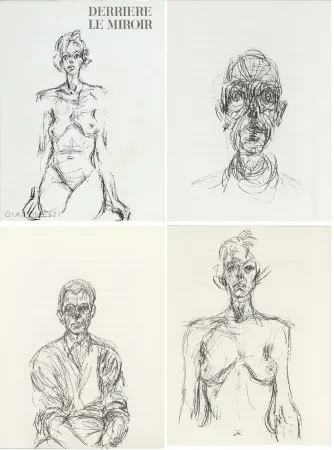 Illustriertes Buch Giacometti - GIACOMETTI. DERRIÈRE LE MIROIR N°127. Mai 1961