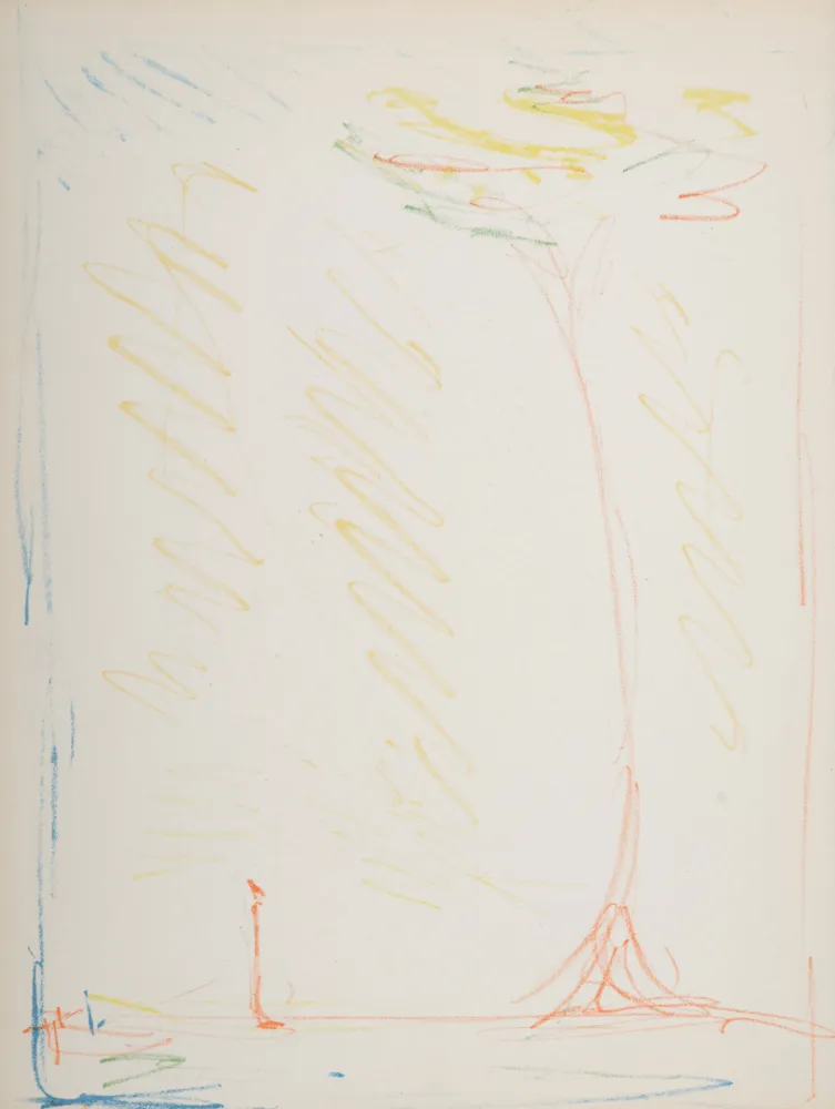 Lithographie Giacometti - The Tree, 1952