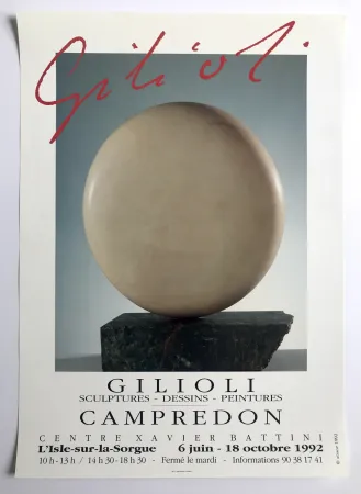 Plakat Gilioli - Centre Xavier Battini / L'Isle-sur-la-Sorgue
