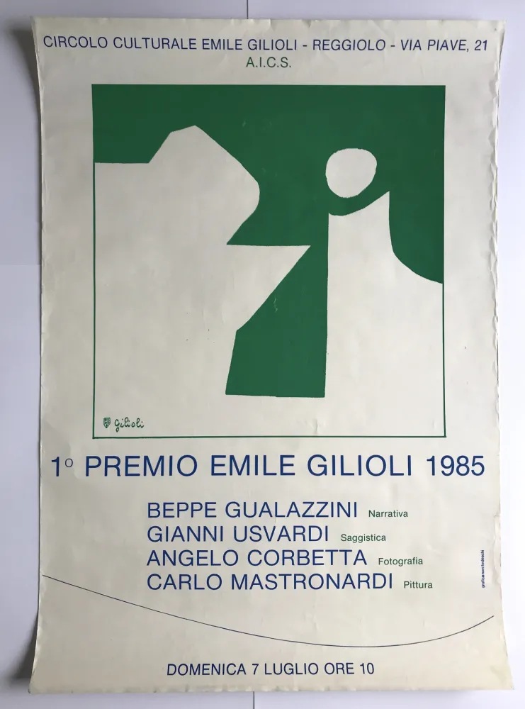 Plakat Gilioli - Circolo culturale Emilio Gilioli / Reggiolo