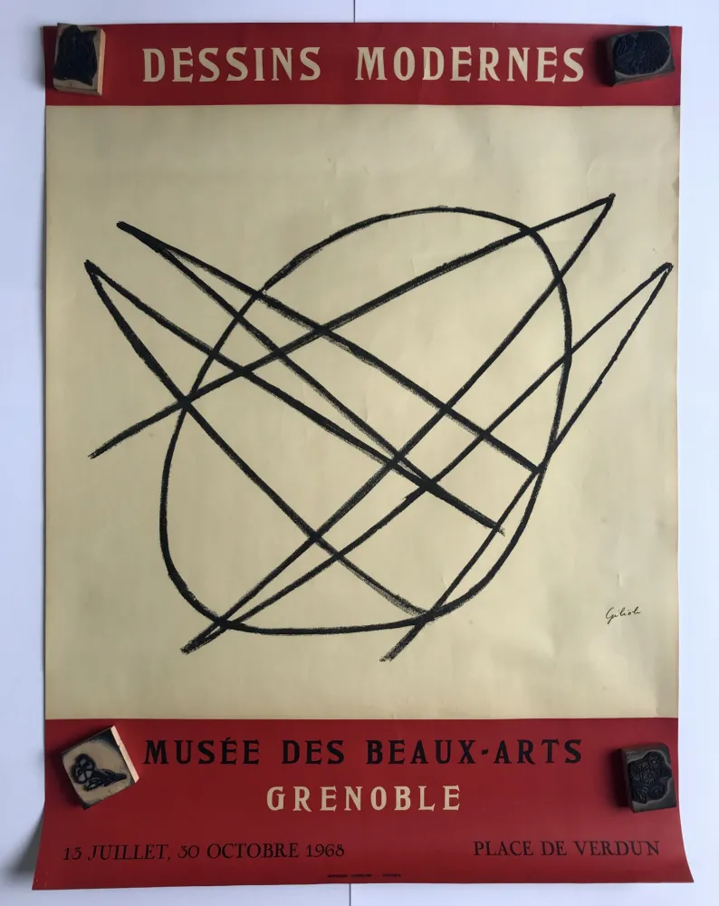 Plakat Gilioli - Dessins modernes / Musée des beaux-arts de Grenoble