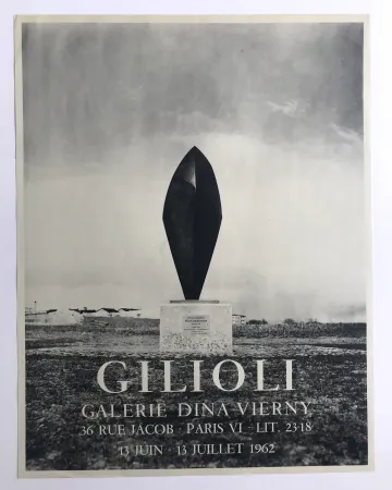 Plakat Gilioli - Galerie Dina Vierny
