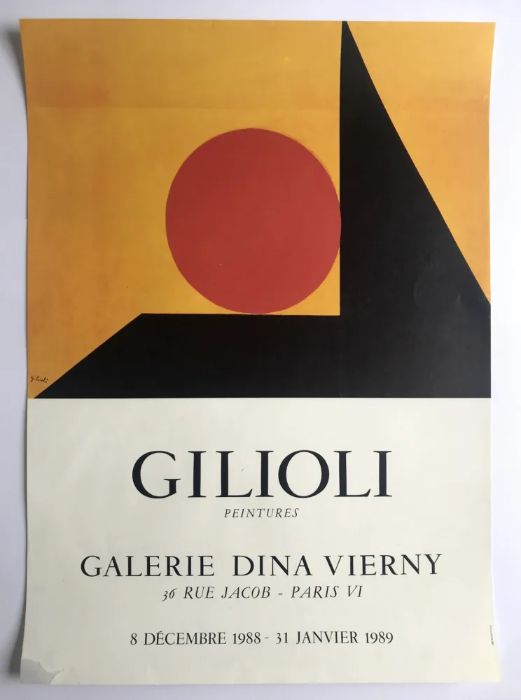 Plakat Gilioli - Galerie Dina Vierny