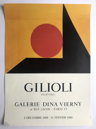 Plakat Gilioli - Galerie Dina Vierny