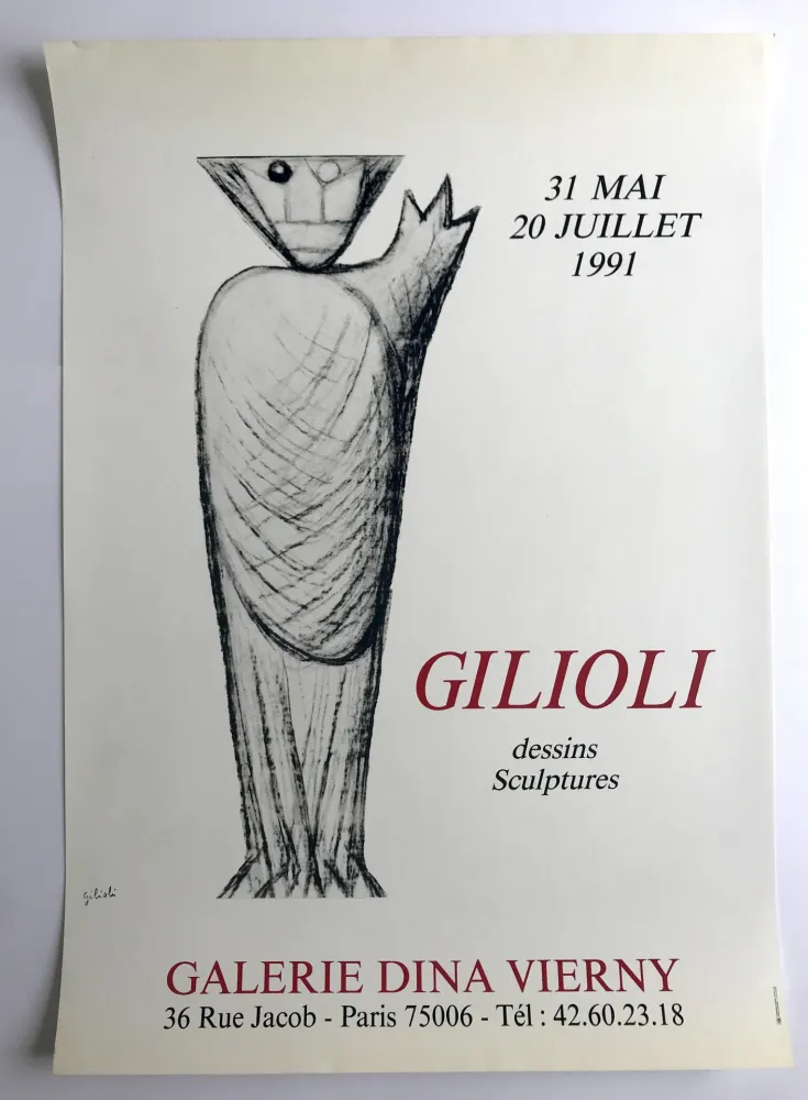 Plakat Gilioli - Galerie Dina Vierny
