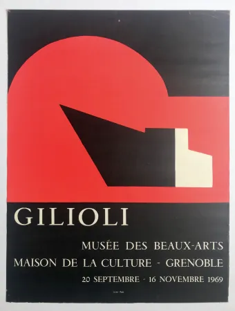 Lithographie Gilioli - Musée des beaux-arts - Maison de la culture de Grenoble