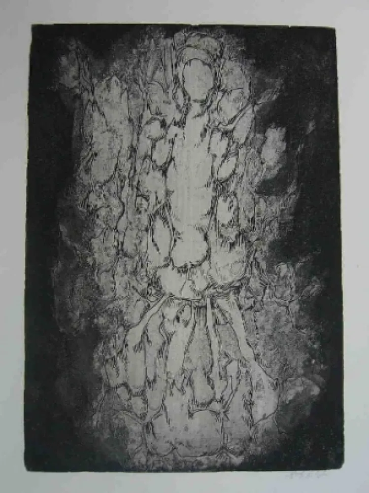 Radierung Gillet - Nymphe des rats