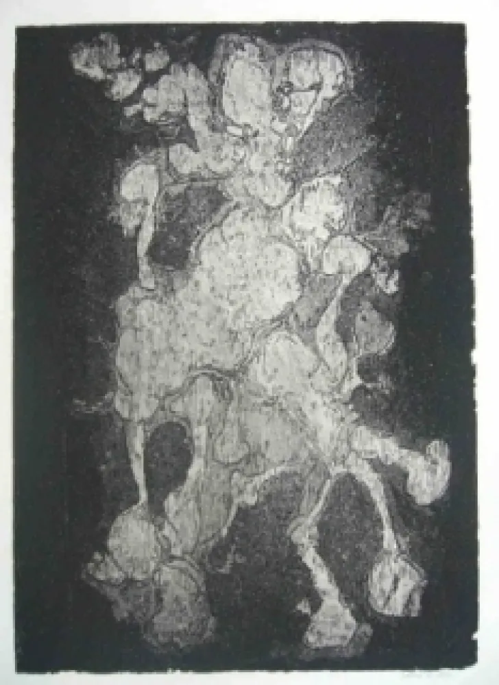 Radierung Gillet - Nymphe des rats