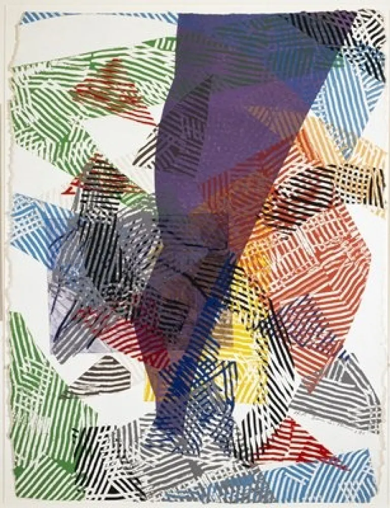 Holzschnitt Gilliam - Running Naked I