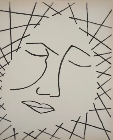 Lithographie Gilot - PAGE D AMOUR  S E 8 n