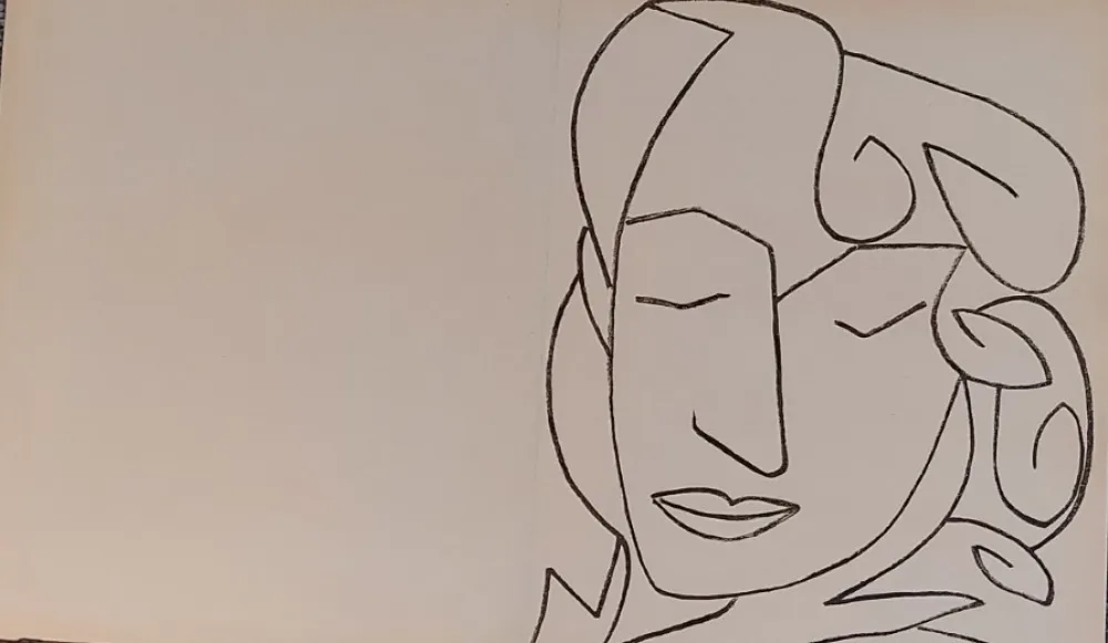Lithographie Gilot - PAGES  D AMOUR SE 8 L