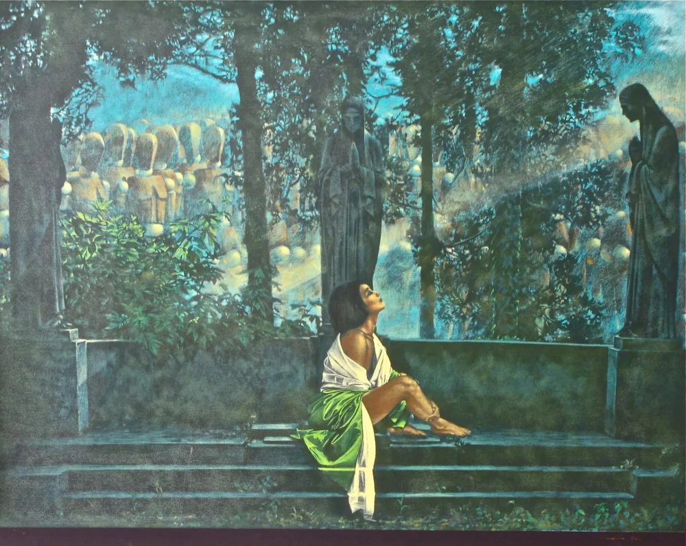 Siebdruck Girotto - Waiting for a sunbeam