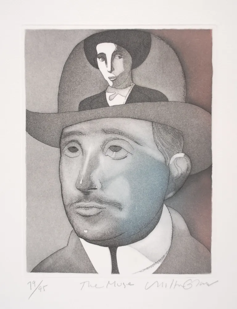 Aquatinta Glaser - The Muse - Marie Laurencin, un amour d'Apollinaire