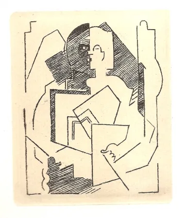 Stich Gleizes - Pascal.  Pensées sur l'homme et Dieu (restrikes of 22 etchings) 