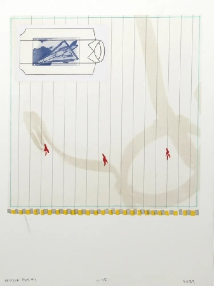 Lithographie Goldberg - Drifter Plus #1