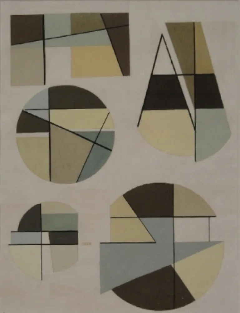 Monotypie Golubov - Untitled