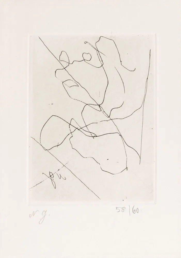 Radierung Goncharova - Senza titolo