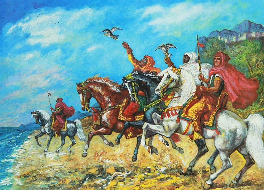 Siebdruck Gonzaga - I FALCONERI