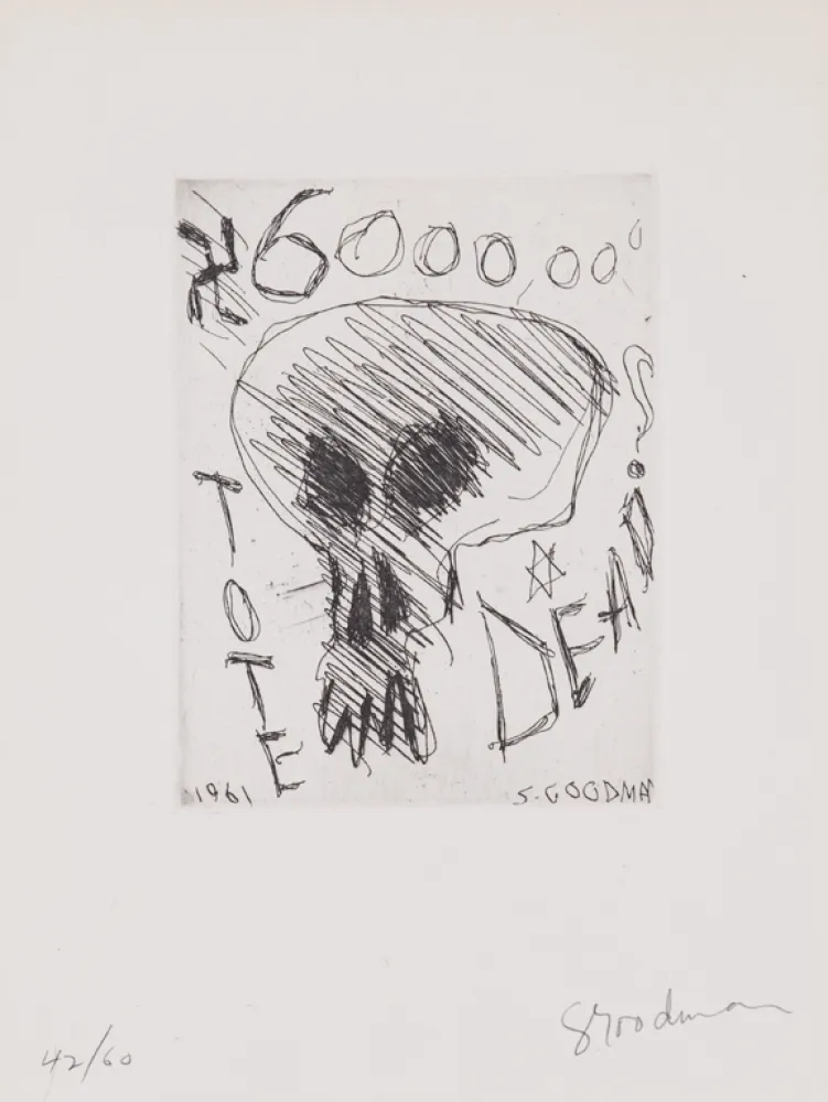 Radierung Goodman - Untitled