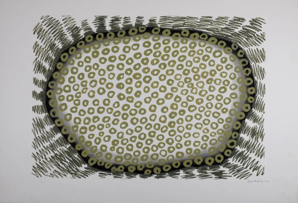 Siebdruck Gordillo - Composition