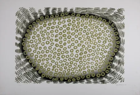 Siebdruck Gordillo - Composition