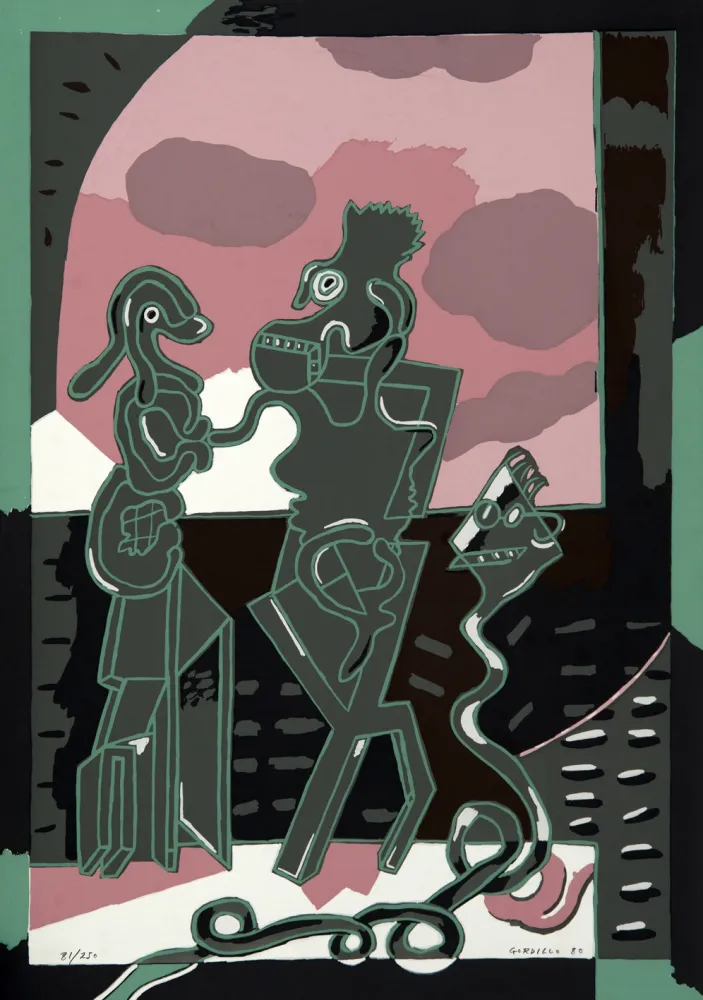 Siebdruck Gordillo - Sin título