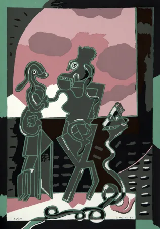 Siebdruck Gordillo - Sin título