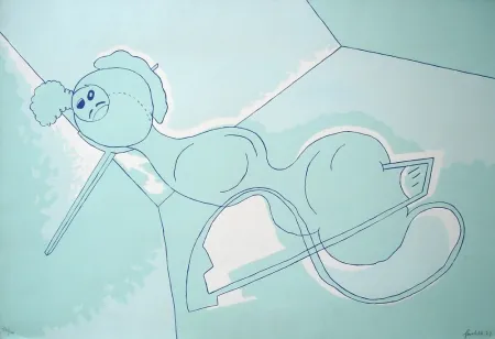 Siebdruck Gordillo - Sin título