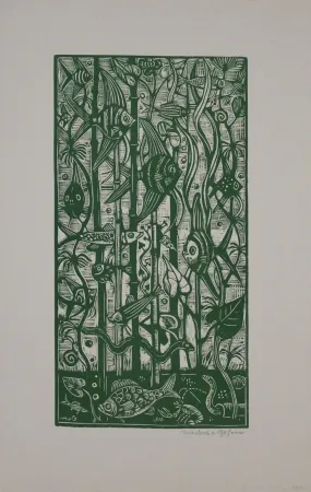 Holzschnitt Gosen (Von) - Aquarium