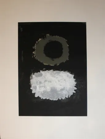 Siebdruck Gottlieb - Black Field