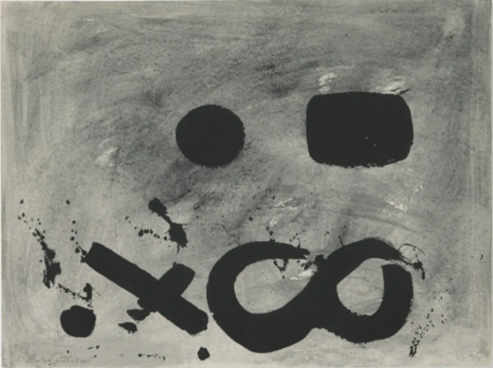 Siebdruck Gottlieb - Figure Eight