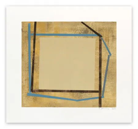 Monotypie Gourlay - Blue bistro ash 1