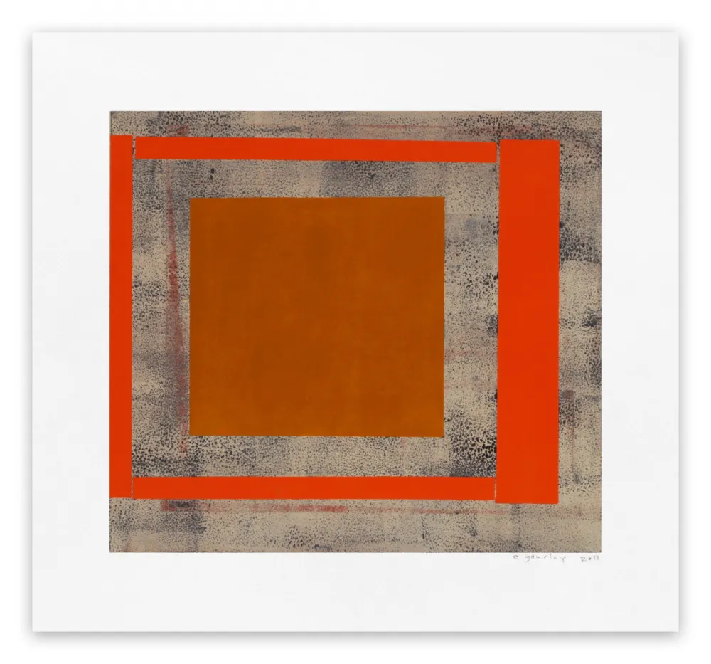 Monotypie Gourlay - Ochre red ash