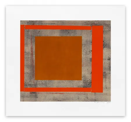 Monotypie Gourlay - Ochre red ash