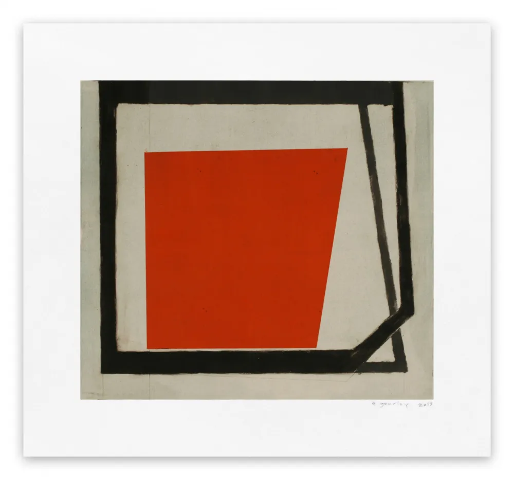 Monotypie Gourlay - Winter tulip 2