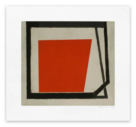 Monotypie Gourlay - Winter tulip 2