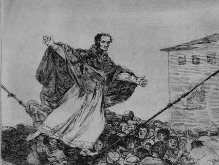 Radierung Und Aquatinta Goya - Que rompe al cueda