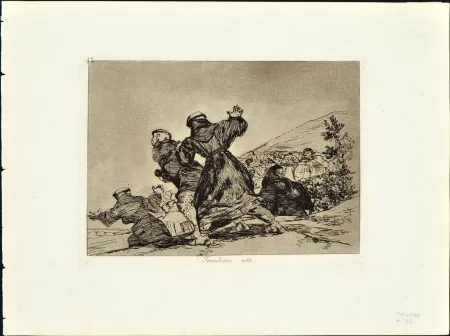 Radierung Und Aquatinta Goya - TAMBIEN ESTO