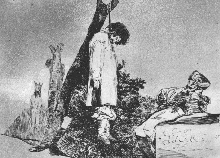 Radierung Goya - Tampoco