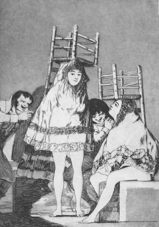 Radierung Und Aquatinta Goya - Ya tienen asiento