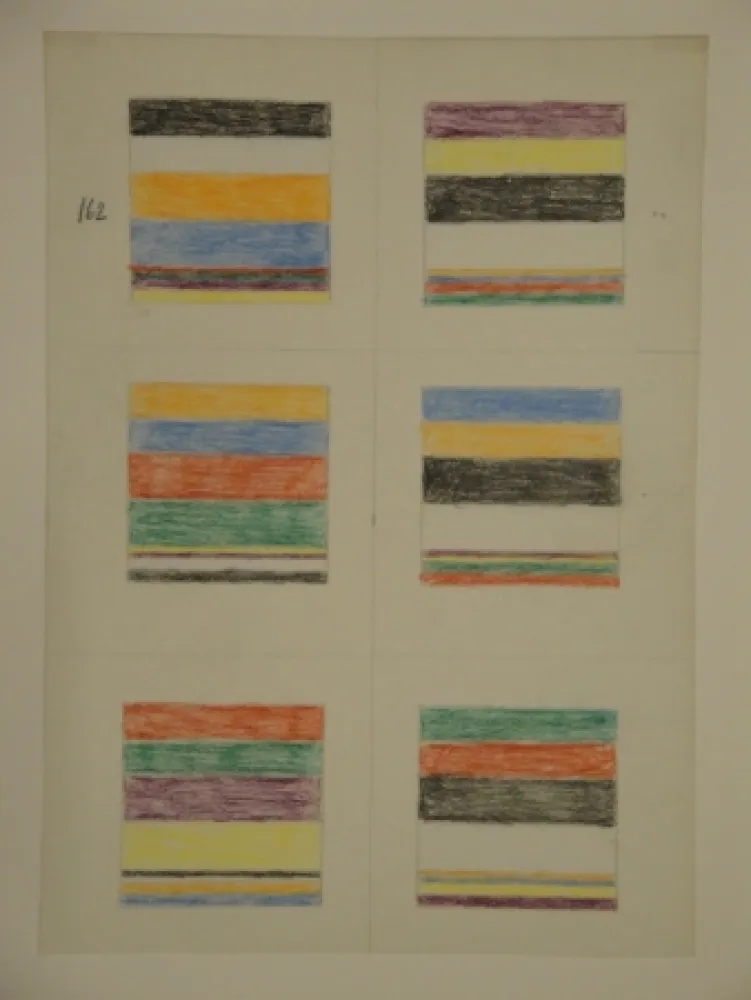 Keine Technische Graeser - Skizzenblatt, um 1961. 